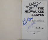 Milwaukee Braves Autographed Book With 5 Signatures SKU #215610