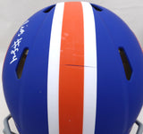 Kyle Pitts Autographed Flat Matte Blue Full Size Speed Authentic Helmet Florida Gators (Cut) Beckett BAS QR #WL15335