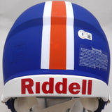 Kyle Pitts Autographed Flat Matte Blue Full Size Speed Authentic Helmet Florida Gators (Cut) Beckett BAS QR #WL15335