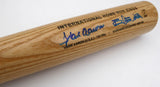 Hank Aaron & Sadaharu Oh Autographed Rawlings International HR Kings Bat Beckett BAS QR #AD43560