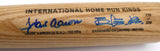 Hank Aaron & Sadaharu Oh Autographed Rawlings International HR Kings Bat Beckett BAS QR #AD43560