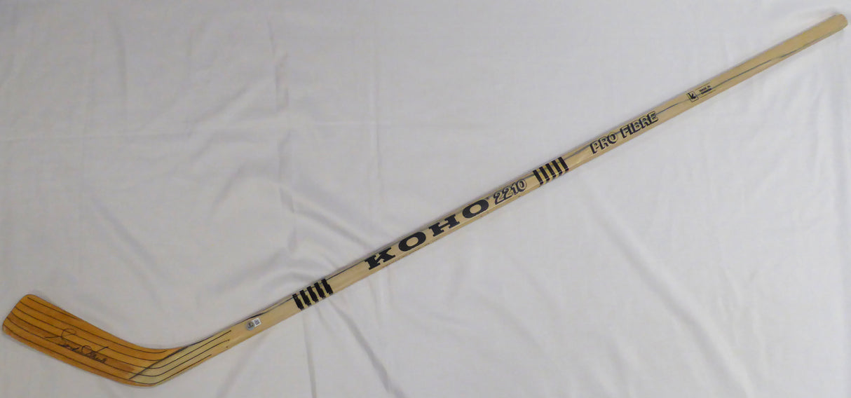 Gordie Howe Autographed Koho Pro Fiber Hockey Stick Detroit Red Wings Beckett BAS QR #BM37161