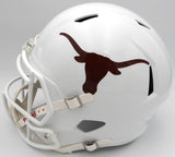 Earl Campbell Autographed White Full Size Replica Helmet Texas Longhorns Beckett BAS QR #W743933