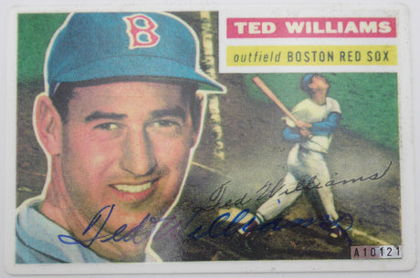 Ted Williams Autographed Porcelain Set Boston Red Sox Beckett BAS #A34724