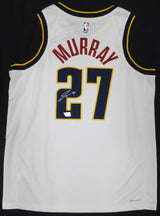 Denver Nuggets Jamal Murray Autographed White Nike Jersey Fanatics #SV33329634