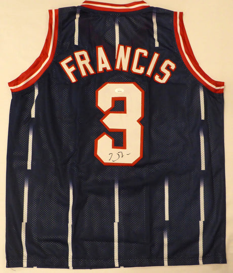 Houston Rockets Steve Francis Autographed Blue Jersey JSA #WA975179