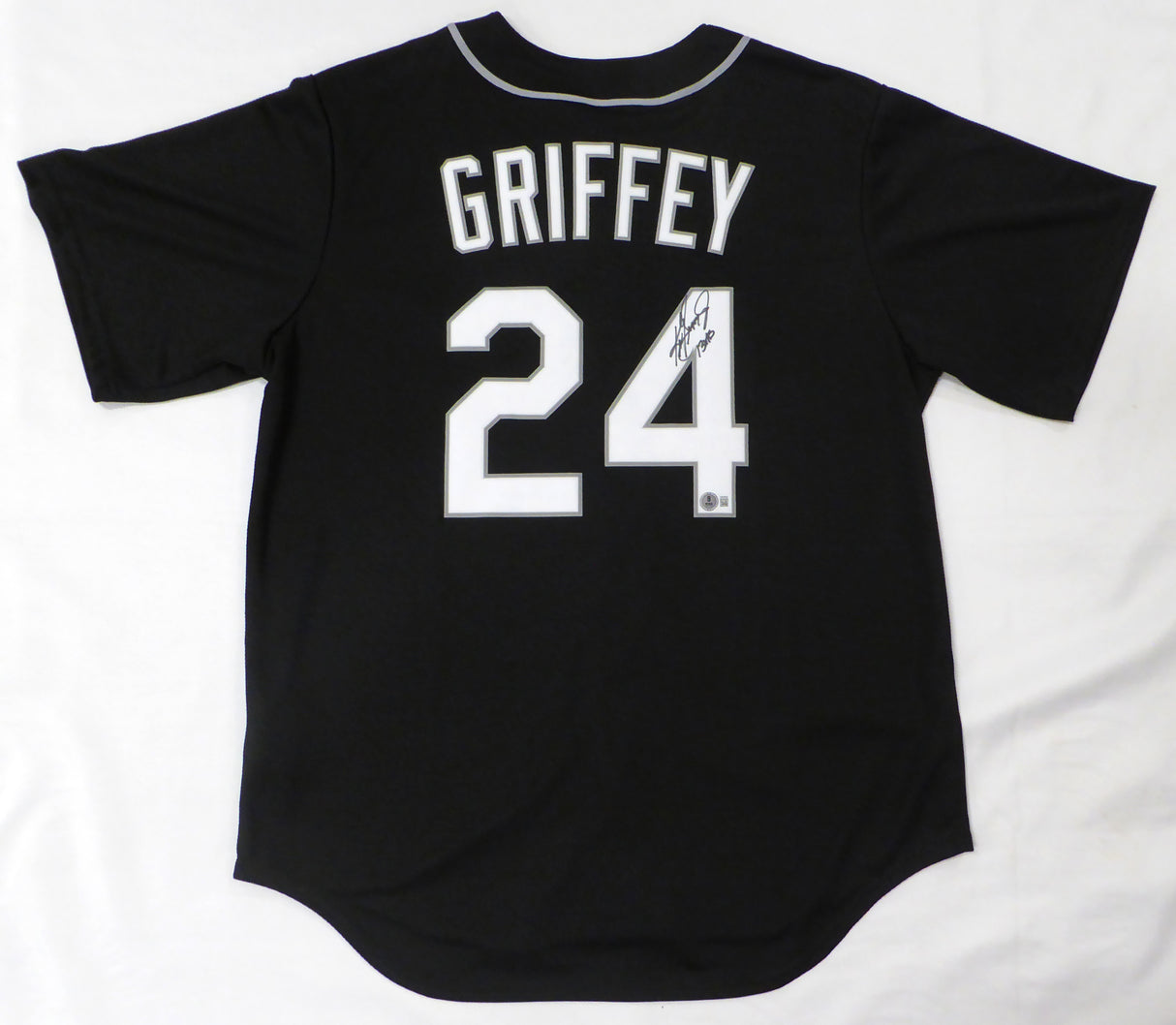 Seattle Mariners Ken Griffey Jr. Autographed Black Nike Jersey "13X AS" Beckett BAS QR #1W448998