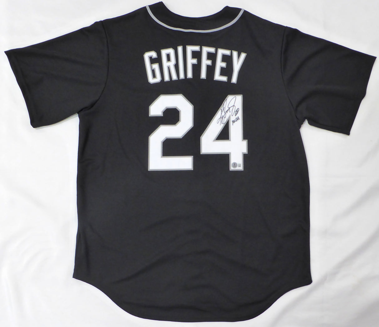 Seattle Mariners Ken Griffey Jr. Autographed Black Nike Jersey "630 & 10X GG" Beckett BAS QR #1W448999