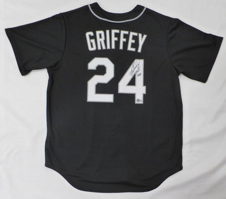 Seattle Mariners Ken Griffey Jr. Autographed Black Nike Jersey "A.C.T. & 10X GG" Beckett BAS QR #1W448994