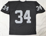 Oakland Raiders Bo Jackson Autographed Black Authentic Mitchell & Ness Jersey Beckett BAS QR #1W615166