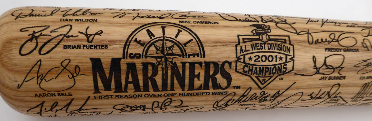 Ichiro Suzuki Autographed 2001 Mariners Commemorative Bat Seattle Mariners Beckett BAS QR #1W835813