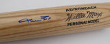 Willie Mays Autographed Adirondack Bat San Francisco Giants Beckett BAS QR #AC94213