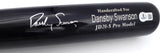 Dansby Swanson Autographed Game Model Marucci Bat Chicago Cubs Beckett BAS QR #BM98952