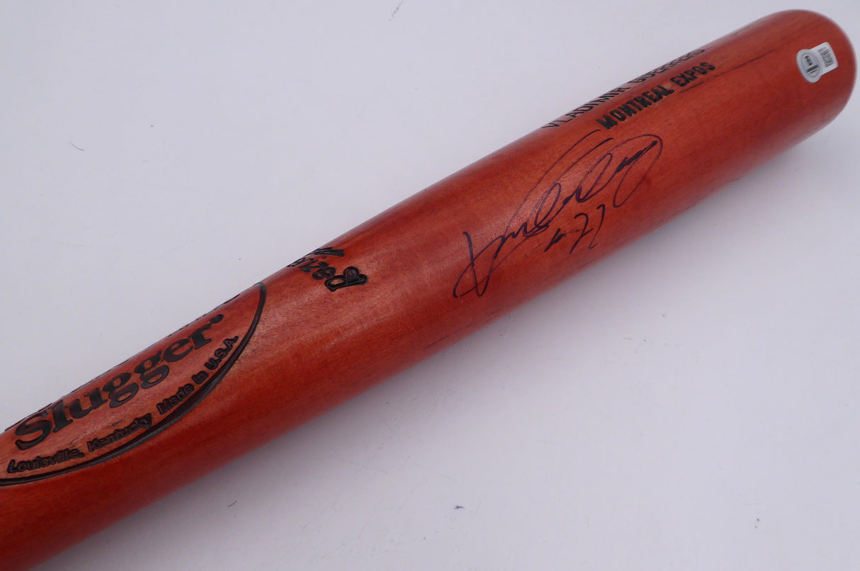 Vladimir Guerrero Sr. Autographed Game Model Louisville Slugger C271 Bat Montreal Expos Beckett BAS QR #BM02119