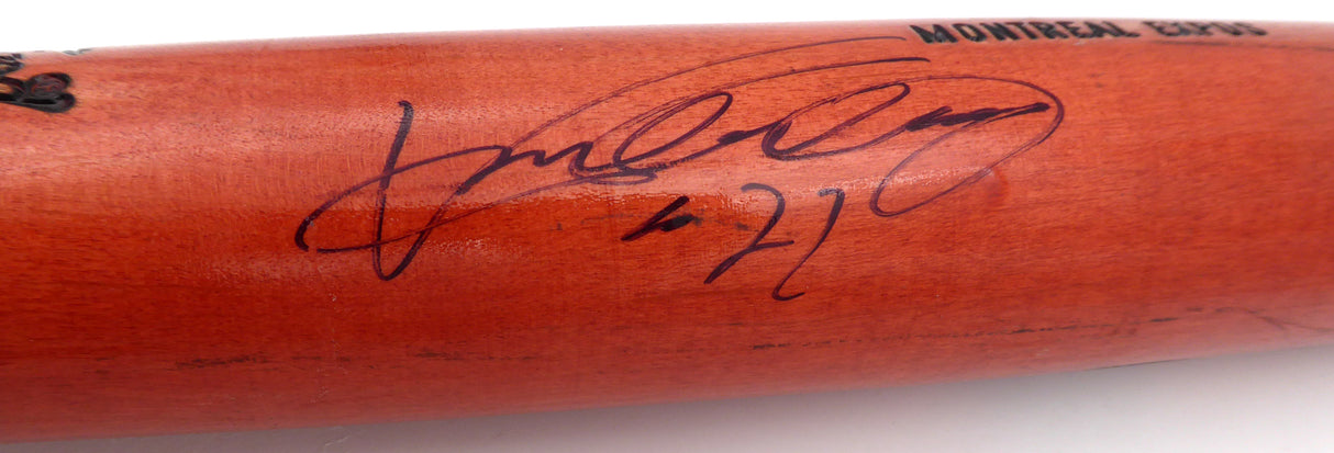 Vladimir Guerrero Sr. Autographed Game Model Louisville Slugger C271 Bat Montreal Expos Beckett BAS QR #BM02119