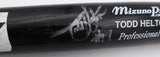 Todd Helton Autographed Game Model Mizuno Bat Colorado Rockies Beckett BAS QR #BM02118