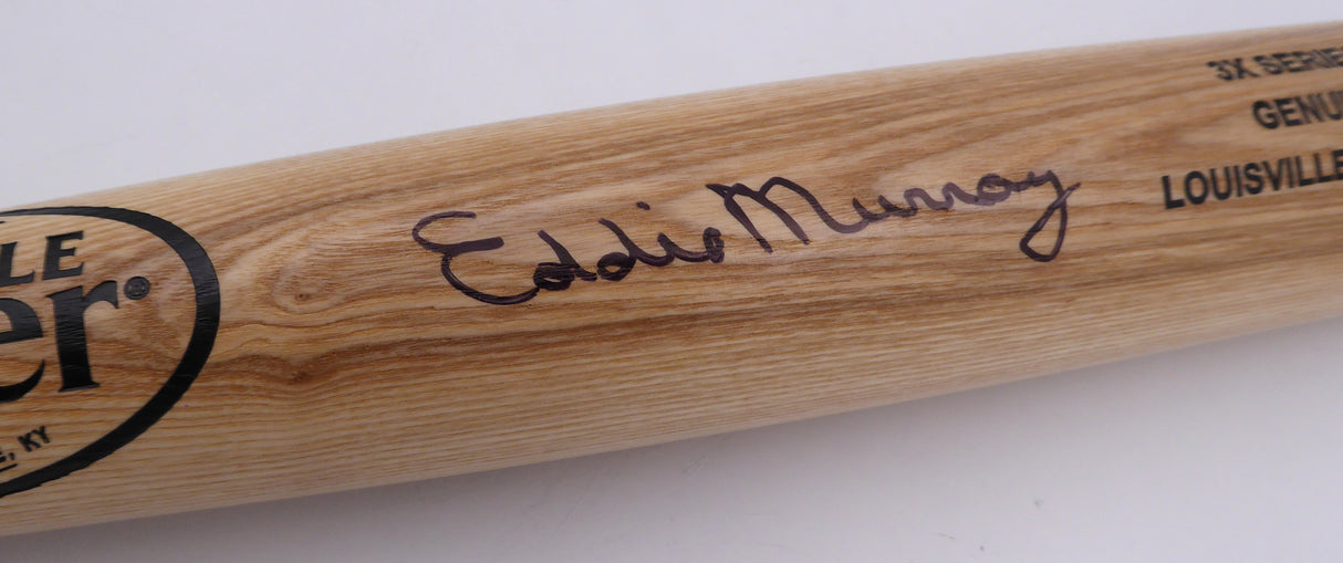 Eddie Murray Autographed Louisville Slugger Bat Baltimore Orioles Beckett BAS QR #BM02105