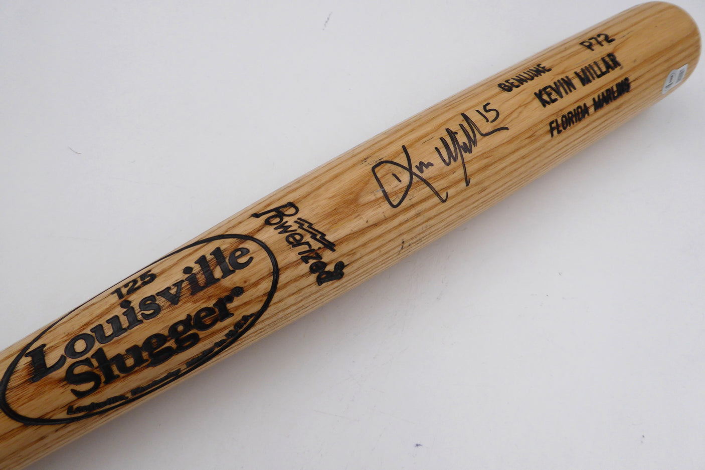 Kevin Millar Autographed Game Model Louisville Slugger Bat Florida Marlins Beckett BAS QR #BM02107