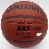 Bob Lanier Autographed Spalding I /O Basketball Detroit Pistons JSA #AT76254