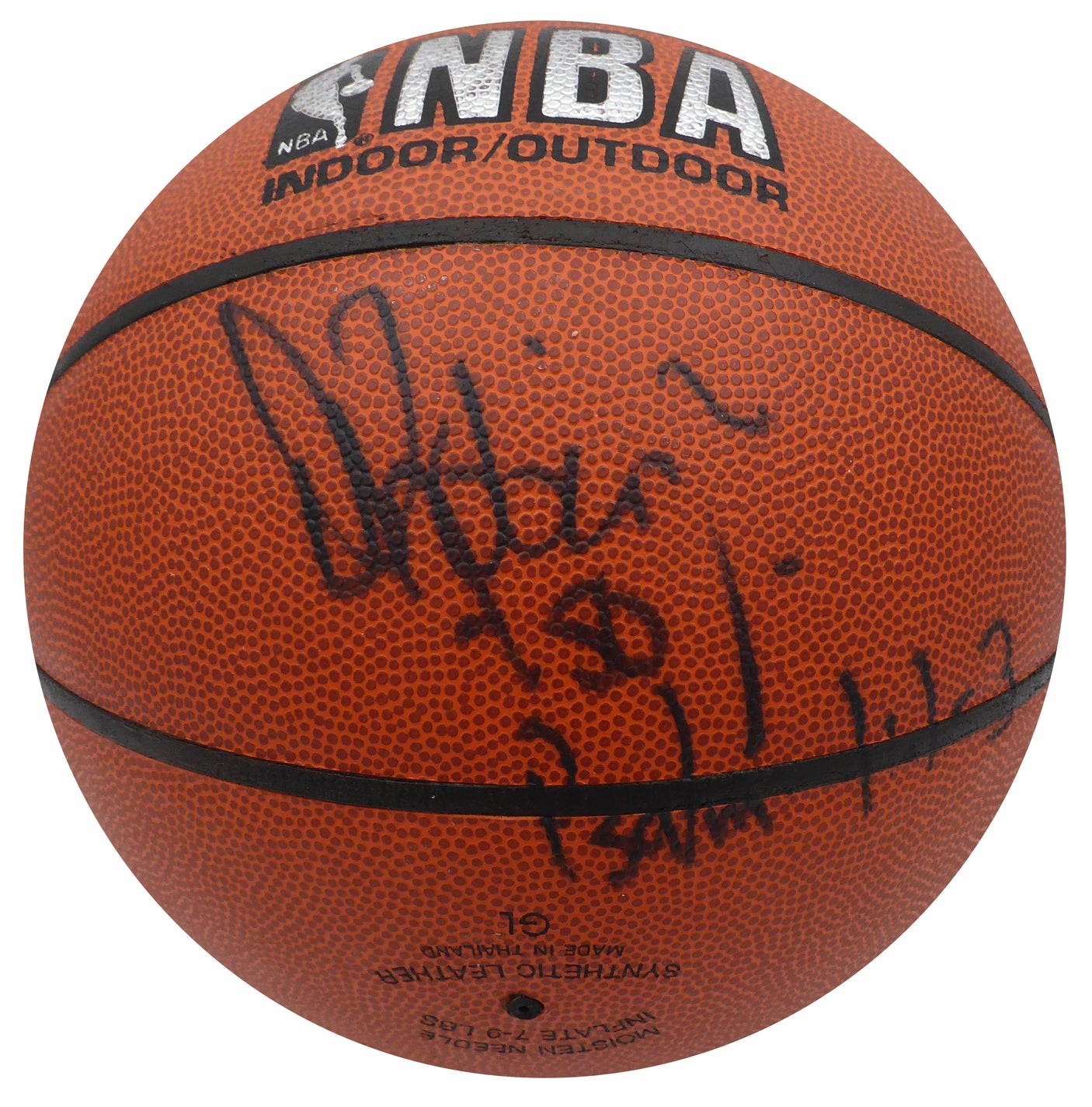 David Robinson Autographed Spalding I /O Basketball San Antonio Spurs JSA #AT76251