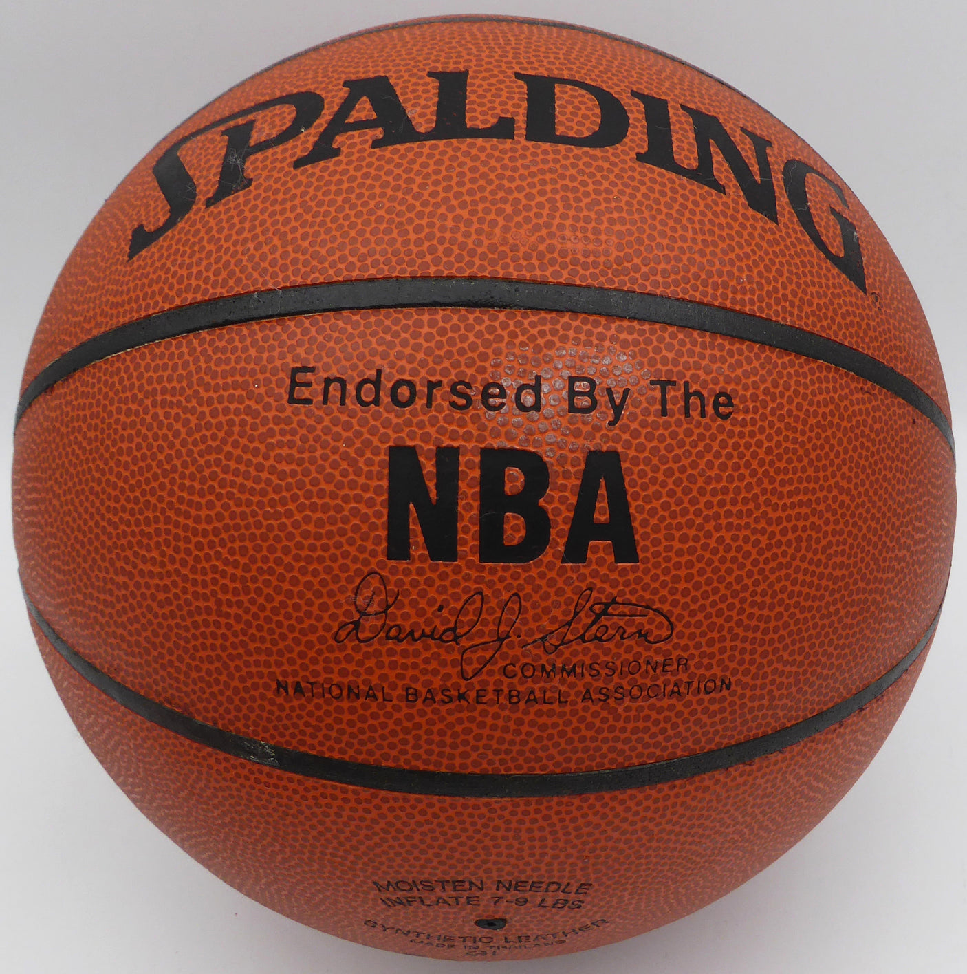 David Robinson Autographed Spalding I /O Basketball San Antonio Spurs JSA #AT76251