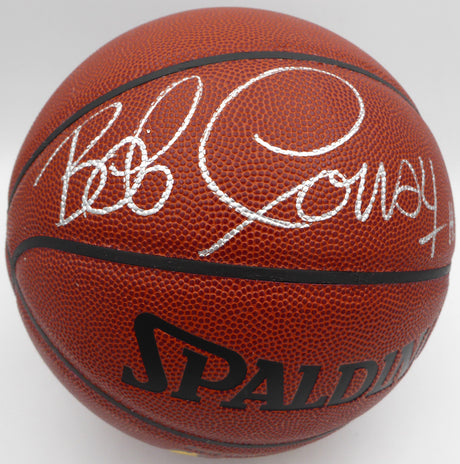 Bob Cousy Autographed Spalding I /O Basketball Boston Celtics "HOF 70" JSA #AT76259