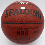 Walt Frazier Autographed Spalding I /O Basketball New York Knicks "HOF 1987" JSA #AT76256