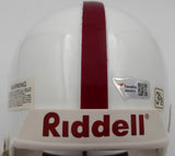 Jim Plunket Autographed White Replica Mini Helmet Stanford Cardinal Fanatics Holo #B802414