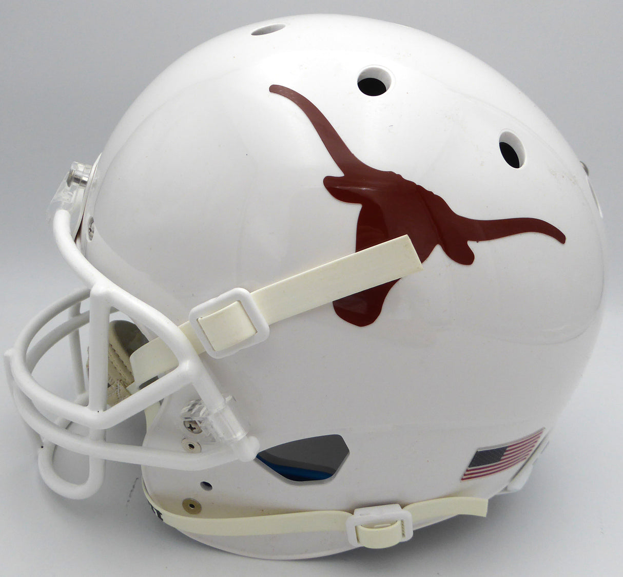 Quinn Ewers Autographed White Full Size Replica Helmet Texas Longhorns Beckett BAS QR #WT22502