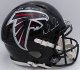 Matt Ryan Autographed Black Full Size Authentic Helmet Atlanta Falcons "2016 NFL MVP" (Smudged) Beckett BAS QR #WL25976