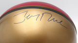 Jerry Rice Autographed Full Size Authentic Helmet San Francisco 49ers Beckett BAS QR #BL65383