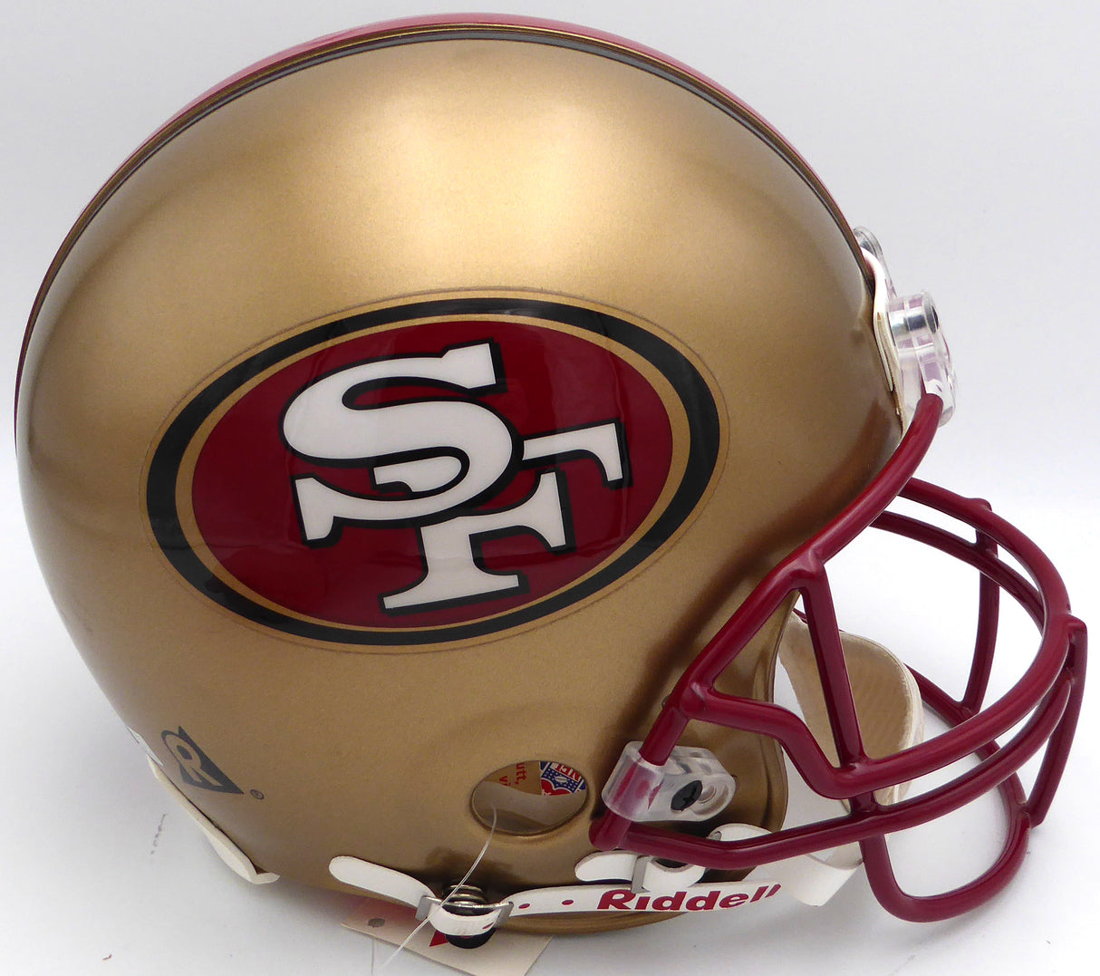 Jerry Rice Autographed Full Size Authentic Helmet San Francisco 49ers Beckett BAS QR #BL65383