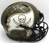 Tom Brady Autographed Salute To Service Full Size Authentic Helmet Tampa Bay Buccaneers Fanatics Holo #AA0126628