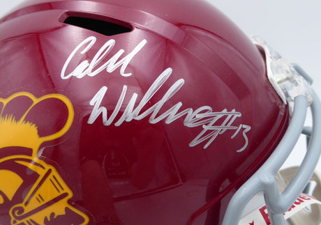 Caleb Williams Autographed USC Trojans Full Size Speed Replica Helmet Fanatics Holo #QL84419957