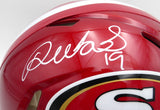 Deebo Samuel Autographed San Francisco 49ers Flash Red Authentic Full Size Speed Helmet Fanatics Holo #B802423