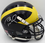 Tom Brady Autographed Michigan Wolverines Authentic Full Size Proline Helmet TriStar Holo #7635102