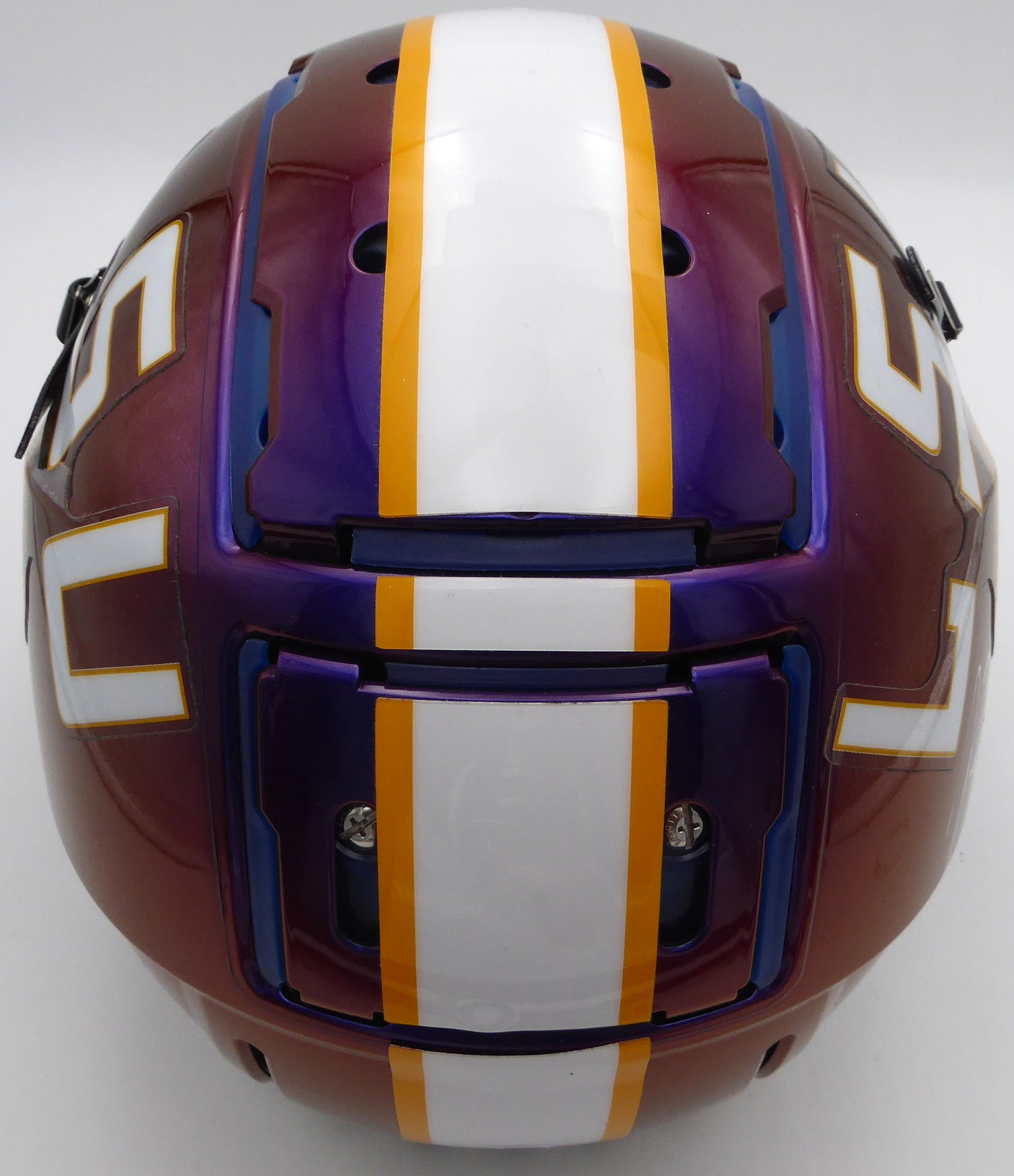 Joe Burrow Autographed LSU Tigers Purple Chrome Authentic Full Size Game Issued Speed Flex Helmet Limited Edition #1/1 Fanatics Holo #A838097