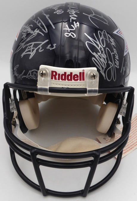 1985 SB XX Champions Chicago Bears Autographed Authentic Full Size Proline Helmet With 31 Signatures Including Jim McMahon Fanatics Holo #ZZ0122809