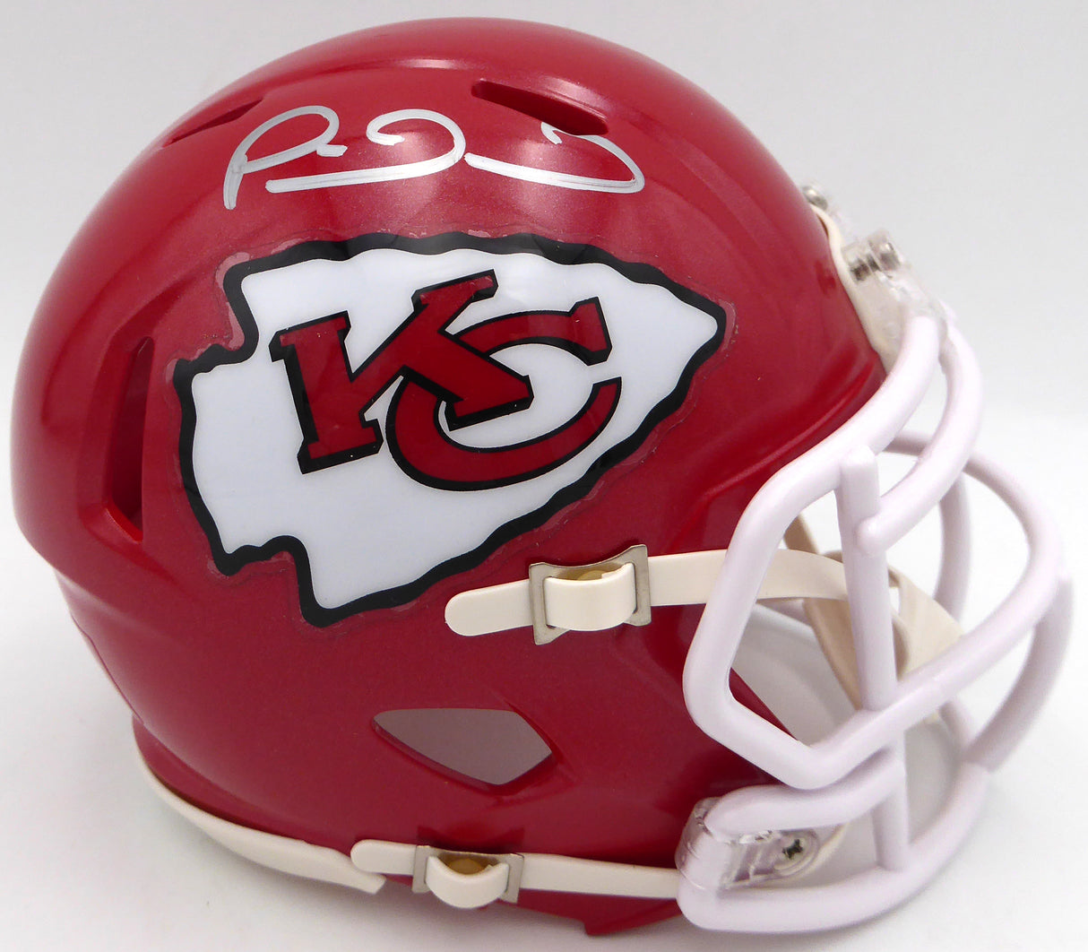 Patrick Mahomes Autographed Kansas City Chiefs Mini Helmet Fanatics Holo #A451020