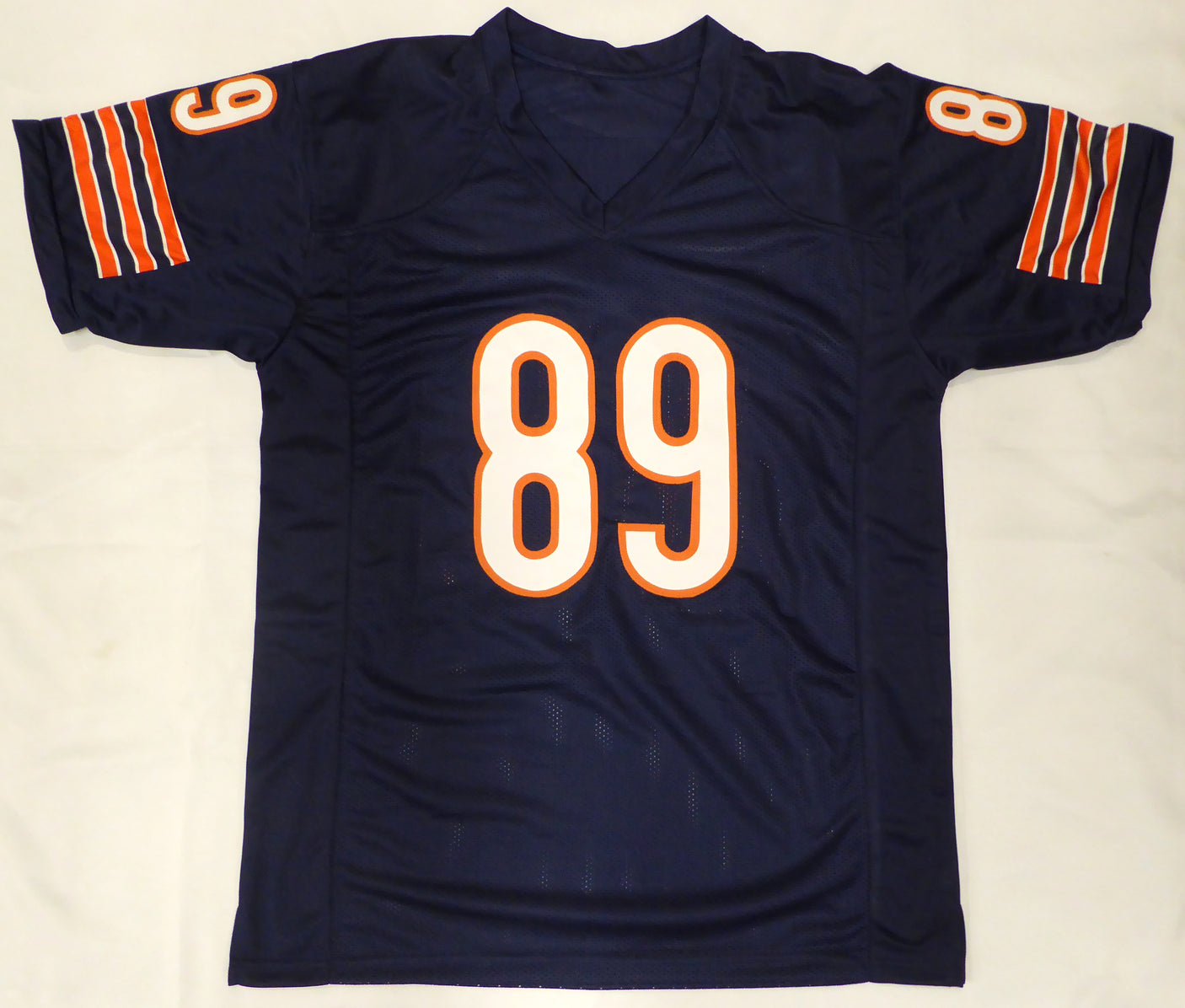 Chicago Bears Mike Ditka Autographed Blue Jersey (Mark) Beckett BAS QR #BK82174