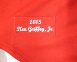 Cincinnati Reds Ken Griffey Jr. Autographed Red Authentic Mitchell & Ness Jersey Beckett BAS QR #2W237881