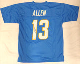 San Diego Chargers Keenan Allen Autographed Light Blue Jersey Beckett BAS QR #BL92180