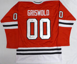 Chicago Blackhawks Chevy Chase Autographed Red Jersey Clark Griswold Christmas Vacation Beckett BAS QR #AD34433