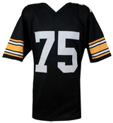 Joe Greene Signed Black Custom Football Jersey w/HOF'87