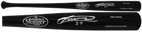 Vladimir Guerrero Jr Signed Louisville Slugger Pro Stock Black Baseball Bat