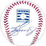 Ken Griffey Jr. Autographed Official Hall of Fame HOF Logo Baseball Seattle Mariners Beckett BAS Witness Stock #234580