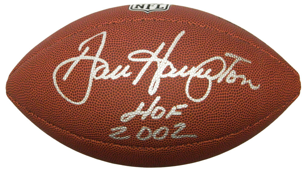 Dan Hampton Signed Wilson Limited Full Size NFL Football w/HOF 2002