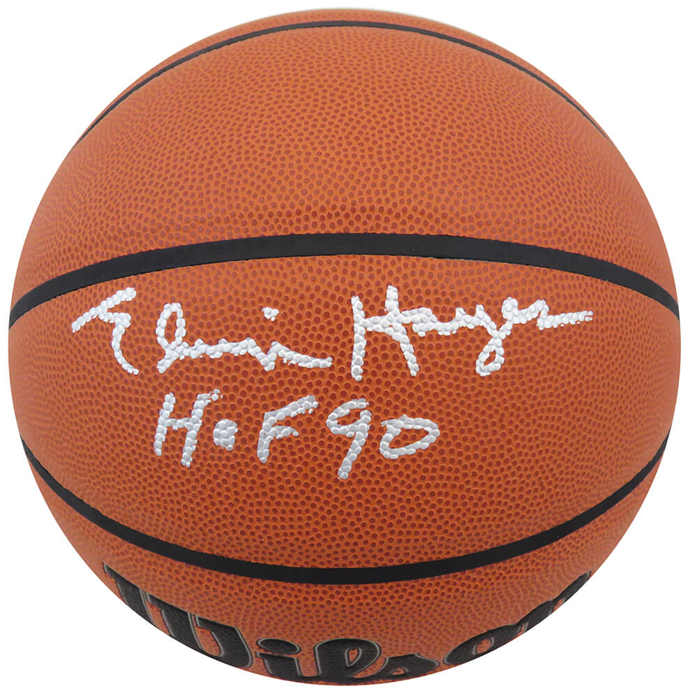 Elvin Hayes Signed Wilson NBA Indoor/Outdoor Basketball w/HOF'90