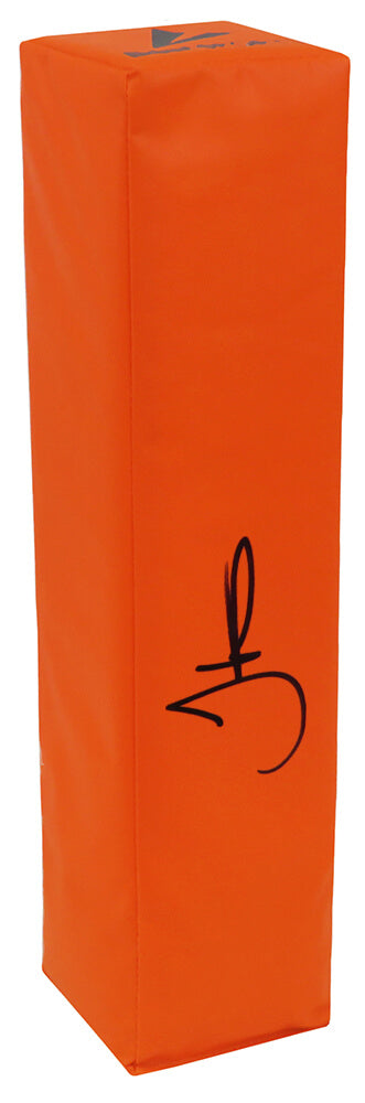 Tyreek Hill Signed Orange Football Endzone Pylon