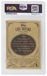 Eric Hinske Signed Blue Jays 2002 Topps Baseball Trading Card #383 - (PSA Encapsulated)